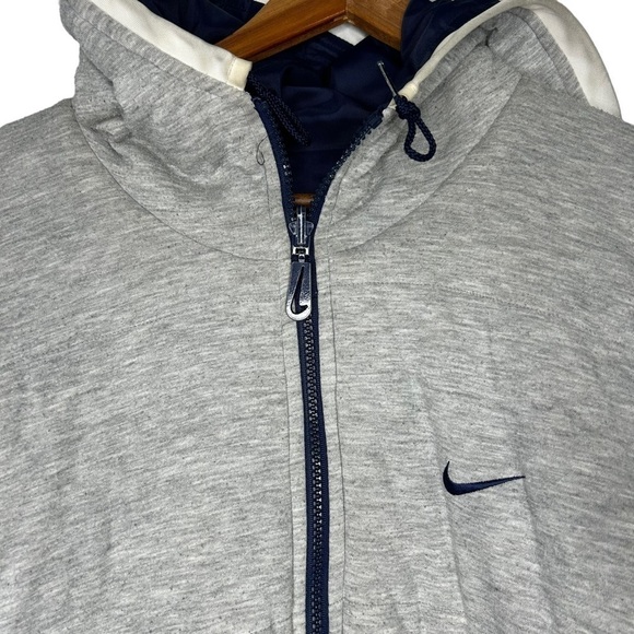 VINTAGE Nike Rare Reversible Hooded Heavy Jacket - Picture 13 of 15